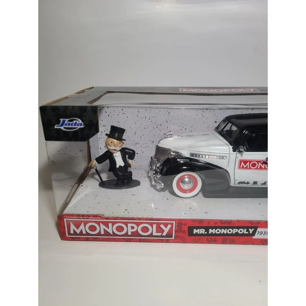 Jada Monopoly Model 1939 Chevrolet Master Deluxe Black & White 1/24 by Jada